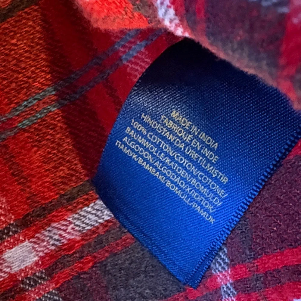 Ralph Lauren Boys Red Plaid Shirt size 6